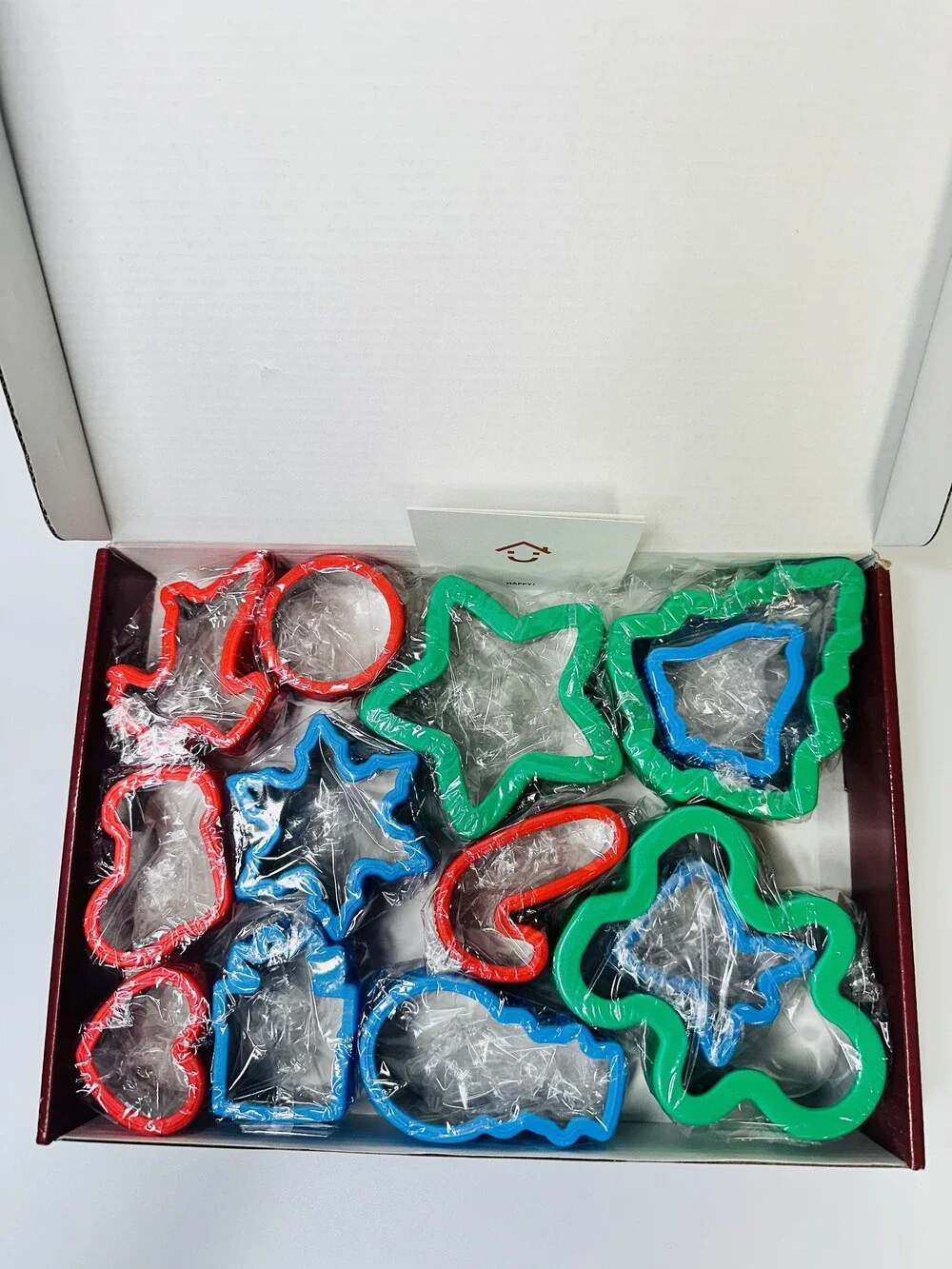 13 Pc Christmas Cookie Cutter Set Stainless Steel Holiday Baking Shapes